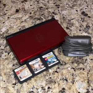Nintendo DS lite / 3 Games / Charger